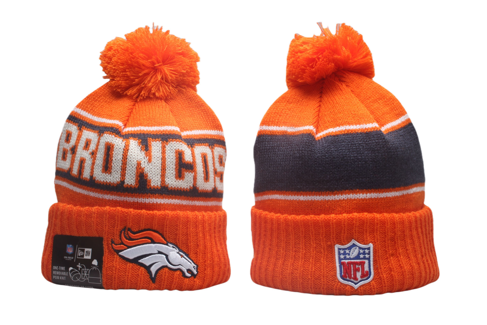 2024 NFL Denver Broncos orange beaines->->Sports Caps